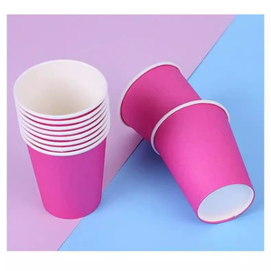 Vasos de Papel Desechables de Colores para Manualidades, Educación Temprana, Niños, Vasos de Color Puro al por Mayor - Product Image 6