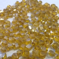Diamant synthétique brut HPHT jaune, forme plate, dureté 10 Moh, épaisseur 1,5 mm+, orientation personnalisable pour diamant