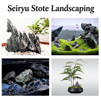 Accessoires de paysage pour aquarium en pierre de dragon délavée à l'acide, décorations écologiques pour aquarium