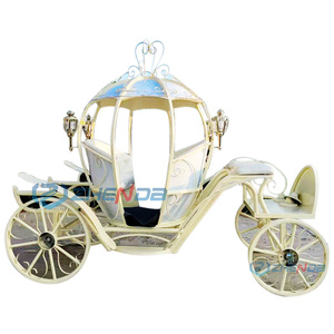 Charrette à chevaux pour visites touristiques/Charrette à chevaux citrouille pour mariage/Charrette à chevaux sans chevaux à 6 places - Product Image 3