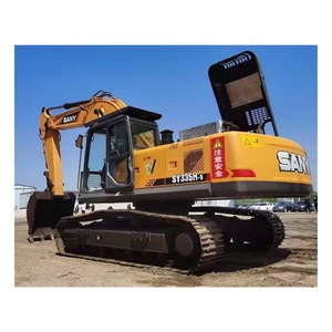Excavadora Usada SY335 de Alto Rendimiento y Potencia, Oruga Amarilla China, Motor Diésel de 254HP, Bomba de Alta Capacidad de Excavación, 1 Año de Garantía - Product Image 1