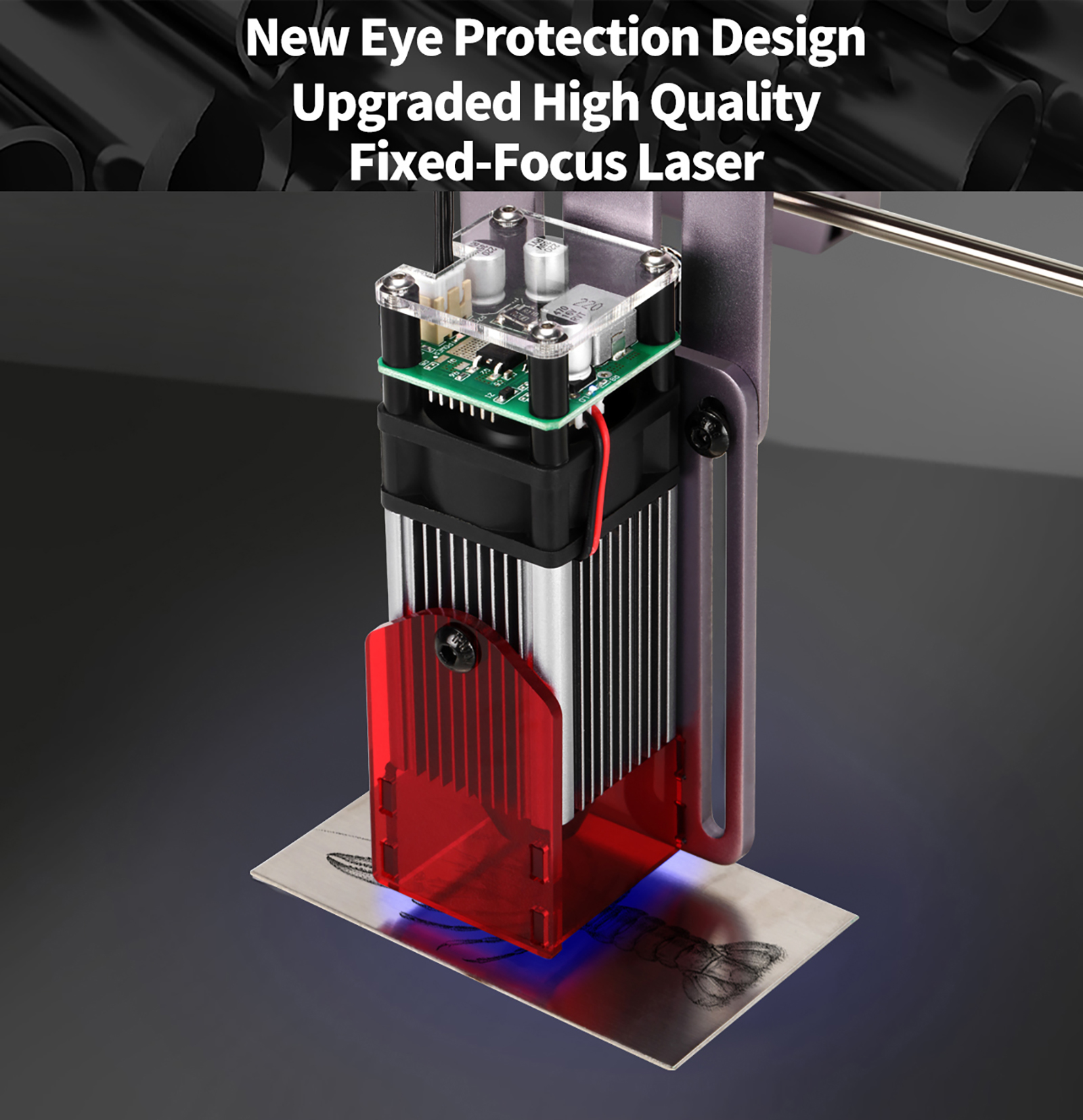 彫刻 A5 レーザー彫刻機A5 PRO 40W Cnc DIYステンレス鋼メタルウッド