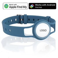 Localisateur GPS intelligent avec étui de protection en silicone et collier anti-perte