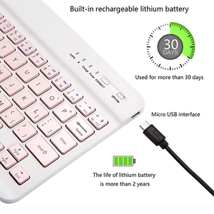 Funda de teclado magnético desmontable de 10 pulgadas a precio de fábrica para dispositivo <span class=keywords><strong>iPad</strong></span> Samsung Huawei - Product Image 4