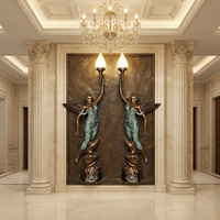 Relief mural de bataille gréco-romain patiné antique - Sculpture en bronze d'art historique de qualité muséale, fabriquée à la main
