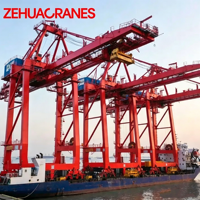 Grue à portique modulaire à double poutre avec entraînement trois-en-un pour entrepôt logistique