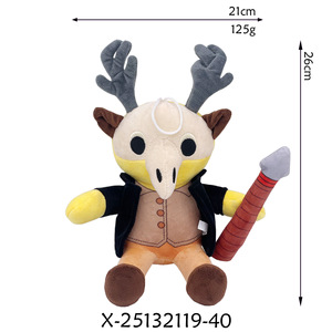Nouveau produit transfrontalier Xinhui : Peluche Élan Super Douce en Coton PP, Merchandising du jeu d'<span class=keywords><strong>horreur</strong></span> 99Nights, Meilleure Vente - Product Image 5
