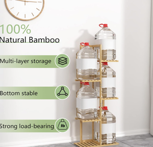 Soporte de Madera para Macetas de Alta Calidad y Ecológico, de 5 Niveles y 6 Macetas, Moderno y Clásico, para Interiores y Exteriores, Estantes de Exhibición para Plantas, Marca <span class=keywords><strong>XNS</strong></span> - Product Image 6