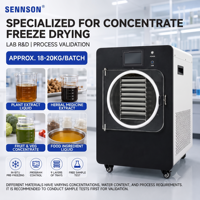Lyophilisateur de laboratoire sur pied, équipement de séchage sous vide haute efficacité pour usage commercial et domestique, séchage de plantes