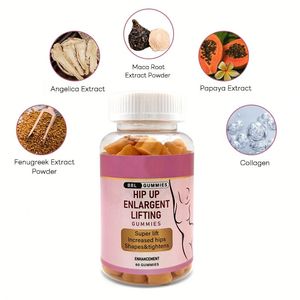 תוספי תזונה טבעיים וטבעוניים של JH OEM להגדלת ישבן, גומי להרמת ישבן, תוסף להגדלת ישבן - Product Image 5