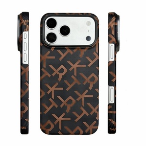 เคสโทรศัพท์แม่เหล็กเนื้อคาร์บอนไฟเบอร์สุดหรูสำหรับ iPhone 17 15 16 Pro Max 17 Air รองรับการชาร์จไร้สาย ดีไซน์บางเฉียบ ป้องกันอย่างดี - Product Image 1
