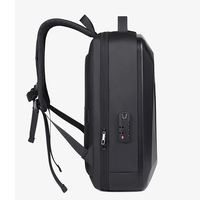 Business Gaming Puerto de carga USB carcasa dura mochila para computadora antirrobo agrandada impermeable mochila para computadora portátil de 17 pulgadas
