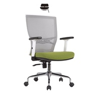 Kabel Chaise de bureau de haute qualité à dossier moyen Chaise de patron au design moderne Support lombaire Siège de visiteur en maille Chaise pivotante de haut confort