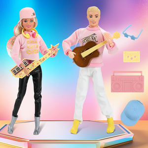 Nuove Bambole di Plastica Mini da 30CM (11 Pollici) per Amanti della Musica, Cantanti, Bambole Elettriche con Suoni per Ragazze e Ragazzi, Regali per la Festa dei Bambini, Bambole alla Moda - Product Image 2