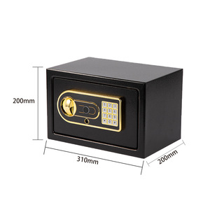 ตู้เซฟอิเล็กทรอนิกส์ว่านเจียเป่า 310x200x200 มม. ล็อครหัสผ่านดิจิตอลสำหรับการจัดเก็บของโฮมออฟฟิศโรงแรม - Product Image 1