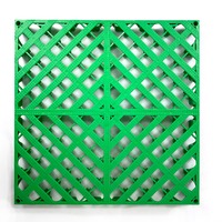 Dalles de sol emboîtables en plastique PP antidérapantes 40x40x4 pour garage et lavage de voitures, conception personnalisée gratuite