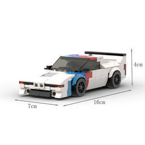 MOC M03116 Speed City Car Champion Racer Classic Supercar Building <b>Blocks</b> Brick Racing Super Technique Creative Garage DIY Set - Product Image 5