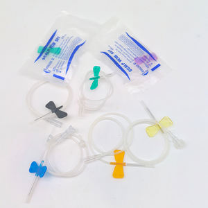 <span class=keywords><strong>Aguja</strong></span> de Recolección de Sangre para Veterinaria, Tipo Mariposa, para Perros, 18G-27G, Luer Slip/Luer Lock - Product Image 6