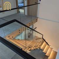 Escalier intérieur flottant droit Alucasa Home, style australien/américain, designs d'escaliers intérieurs personnalisés