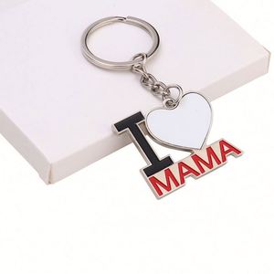 Llavero Metálico Personalizable con Foto para el Día de San Valentín, Regalo para Mamá, Venta al Por Mayor, Impresión por Transferencia de Calor - Product Image 3