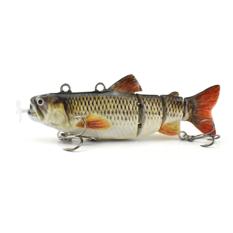 electric fish lure The Mook It has simulation widened fish shape and high simulation widened aluminum alloy fish head Electric Lure Wobblers for Fishing
