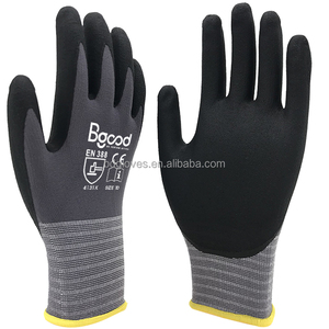 Vente en gros cheep lyzs gants gants huile de construction guantes <span class=keywords><strong>maxiflex</strong></span> personnalisé nitrile résistant aux produits chimiques gants de travail hommes réutilisables - Product Image 2