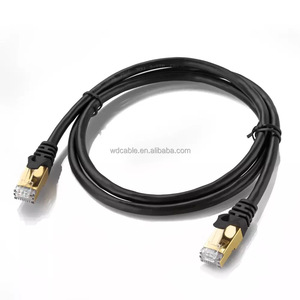 Rj45 CAT7 CAT5e CAT6 UTP/<span class=keywords><strong>FTP</strong></span>/SFTP vá dây 1m/100M cách điện cáp thông tin liên lạc với áo khoác PVC và đúc Boot CCC chứng nhận - Product Image 4