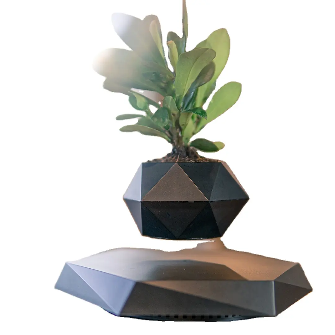 HCNT Amazon hot sales magnetic levitating plant pot levitating flower pot for gifts