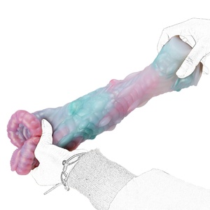 Masturbador Masculino de Silicona G6507 con Forma de Pene de Lombriz Marina Colorida, Vagina Animal Ultra Realista para Hombres, Masturbador de Bolsillo - Product Image 4