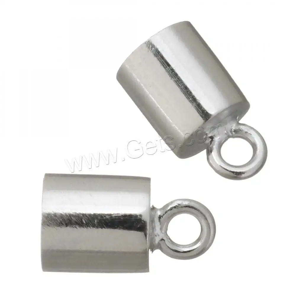 Tự làm 925 sterling Silver End Caps đối với trang sức làm lỗ kích thước 6 8 10 mét 1715509