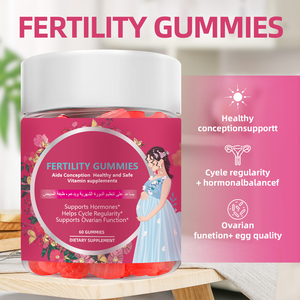 Suplemento Herbal OEM ODM em Gomas para Fertilidade, Auxilia na Concepção, Suplementos Vitamínicos Saudáveis e Seguros, Suporte Nutricional Personalizado para Mulheres - Product Image 2