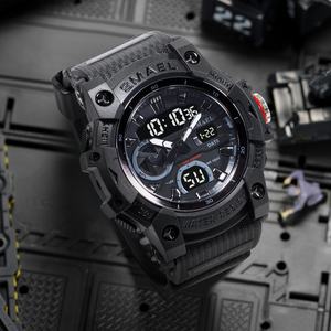 Montre de luxe haut de gamme SMAEL 8086 pour homme, analogique-numérique, LED, étanche, multifonction, sport - Product Image 6