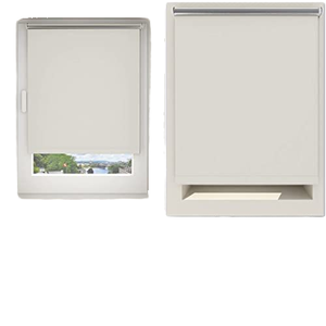 Persianas enrollables eléctricas modernas de poliéster para niños de <span class=keywords><strong>2m</strong></span> de <span class=keywords><strong>ancho</strong></span>, persianas enrollables horizontales con control remoto automático, integradas en francés - Product Image 2