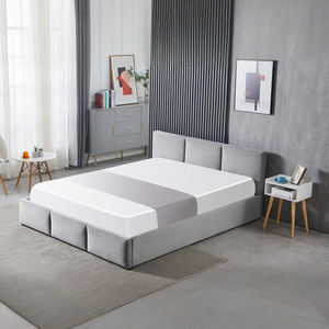 Factory Wholesale Cheap Customized European Style Upholstered Platform <b>Bed</b> With Storage - Product Image 3