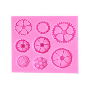 Moule en silicone en forme <span class=keywords><strong>de</strong></span> roue dentée d'<span class=keywords><strong>horloge</strong></span> <span class=keywords><strong>de</strong></span> type industriel, variante 3D différente <span class=keywords><strong>de</strong></span> 8 pièces - Product Image 5