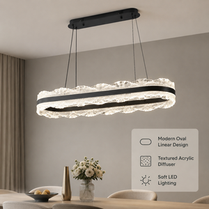 Modern Metal Pendant <b>Light</b> Dimmable Remote Tricolor <b>LED</b> Adjustable Height <b>For</b> Indoor Dining <b>Room</b> Home Villa Hotel - Product Image 2