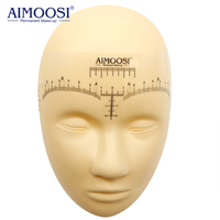 Pochoir jetable pour sourcils, autocollant, règle pour Microblading, en forme, fournitures de Microblading, 100 pièces, offre spéciale