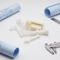 Boîtier moulé par injection en plastique ABS PC personnalisé pour cartes d'urgence SOS et dispositifs de défense personnelle électroniques GPS