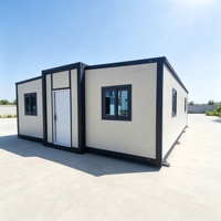 Maison conteneur extensible Shinestone, directement de l'usine, 20 pieds, 40 pieds, maison mobile modulaire pliable pour dortoir de travailleurs et bureau temporaire