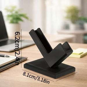 Qianrui Business Card Holder 8.1x6.2cm Minimalist Desktop Display Stand Office <b>Desk</b> Organizer - Product Image 4