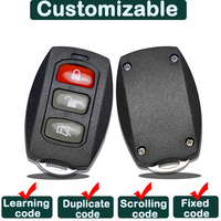 Control Remoto Inalámbrico Personalizado de Bajo Precio 433mhz 315mhz para Puerta de Garaje Portón y Luces de Navidad
