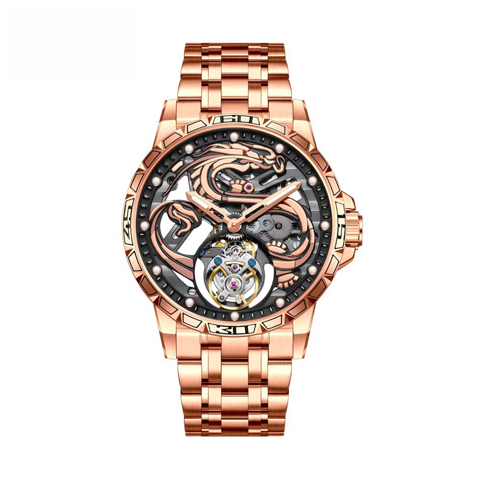 Ceinture en acier rose