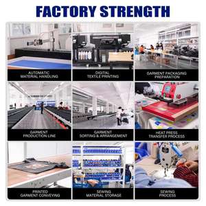 Custom High Quality 385gsm 100% Cotton Woven Eco-Friendly Mock Neck T <b>Shirt</b> Digital Printing Heavyweight Oversized Blank Plain - Product Image 6