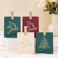 Sacs de luxe personnalisés imprimés, debout, pour collations, chocolat, desserts, cadeaux de Noël