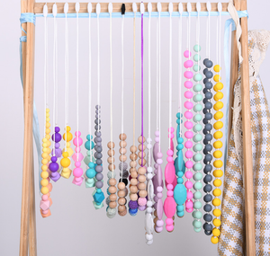 YDS <span class=keywords><strong>collier</strong></span> de <span class=keywords><strong>dentition</strong></span> bébé Silicone anneau de <span class=keywords><strong>dentition</strong></span> <span class=keywords><strong>collier</strong></span> d'allaitement pour <span class=keywords><strong>maman</strong></span> papa jouets sûrs pour les dents - Product Image 2