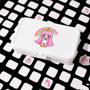 Etiqueta Transparente Personalizada para Vasos de Papel PP, Resistente al Agua, para Jugos, con Logotipo Personalizado, para Té de Burbujas y Café - Product Image 1