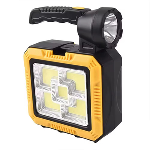 Projecteur LED avec ensemble d'outils, lampe de travail LED rechargeable solaire avec kit d'outils, clignotant portable - Product Image 1