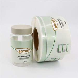 Biểu Tượng Tùy Chỉnh In Tự Dính Lá Vàng Nhãn Cuộn Dán Dầu Không Thấm Nước Bằng Chứng Holographic Mỹ Phẩm Bao Bì Nhãn - Product Image 1