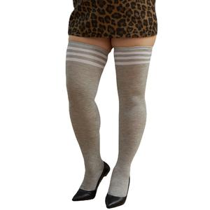 Calcetines de Algodón para Mujer, Talla Grande, Extra Anchos, por Encima de <span class=keywords><strong>la</strong></span> Rodilla, para Mujeres con Sobrepeso - Product Image 2