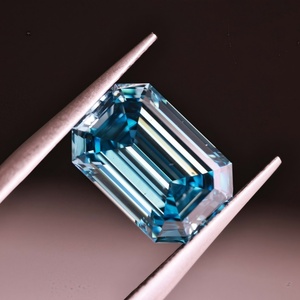 เพชรเพาะเลี้ยงในห้องปฏิบัติการ IGI CVD VVS VS สีแฟนซี จากโรงงานโดยตรง เพชรสีแฟนซี เพชรสีน้ำเงิน - Product Image 1